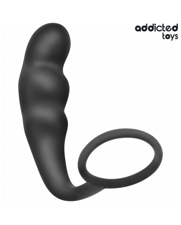 ADDICTED TOYS - PLUG ANAL CON ANILLO SILICONA MODELO 4 | Placer Controlado y Profundo - Plugs Anales