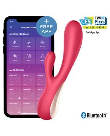 SATISFYER MONO FLEX ROSA CON APP - SATISFYER CONNECT - Vibradores con APP