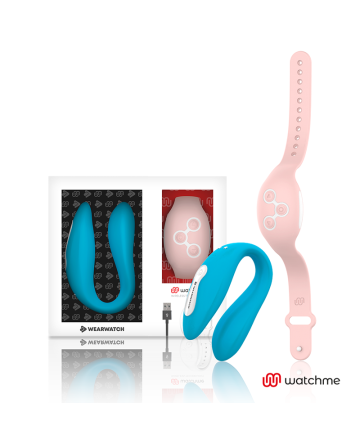 WEARWATCH - VIBRADOR DUAL TECHNOLOGY WATCHME AÑIL / ROSA - Vibradores control remoto