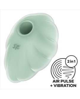 SATISFYER - CLOUD DANCER VERDE VIBRADOR AIR