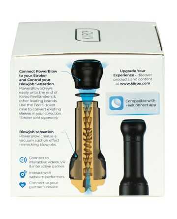 KIIROO - POWERBLOW DISPOSITIVO DE SUCCIÓN INTERACTIVO - Vaginas Actrices Porno