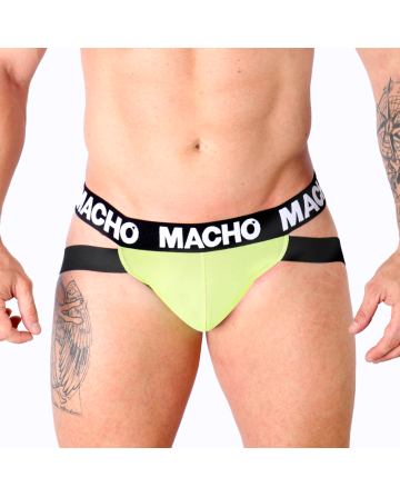 MACHO - MX28FA JOCK VERDE FLUOR S - MACHO UNDERWEAR - Jockstraps