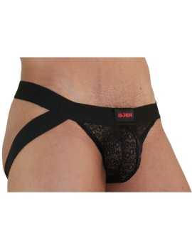BURN - 005 JOCK LENCERO NEGRO S