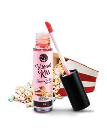 SECRETPLAY - LIP GLOSS VIBRANT KISS PALOMITAS DULCES - SECRETPLAY COSMETIC - Para Sexo Oral