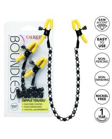 CALEXOTICS - BOUNDLESS PINZAS DE PEZONES: Placer Elevado y Estilo - BDSM & BONDAGE
