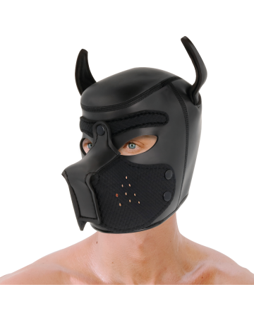 DARKNESS - MÁSCARA PERRO DE NEOPRENO CON HOCICO EXTRAÍBLE L - DARKNESS BONDAGE - Bozal