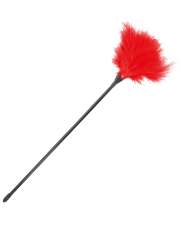 DARKNESS - PLUMA ESTIMULADORA ROJO 42CM para Experiencias Inolvidables - DARKNESS SENSATIONS - Boas y Plumas