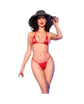 CHILIROSE - CR 4840 MICRO BIKINI RED S/M