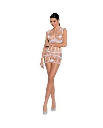 PASSION - WOMAN BS089 BODYSTOCKING BLANCO TALLA ÚNICA - PASSION WOMAN - Vestidos Sexys