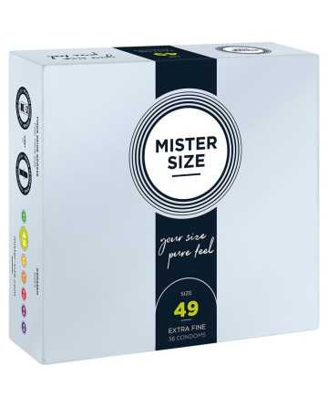 MISTER SIZE - PRESERVATIVOS TALLA S 49 MM (36 UNIDADES) - Cajas de 30 a 288