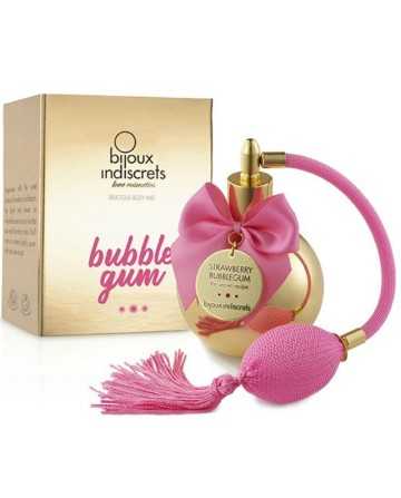 BIJOUX - BUBBLE GUM BRUMA CORPORAL CHICLE FRESA 100 ML | Aromatiza tus momentos íntimos - BIJOUX LOVE COSMETIQUES - Perfumes