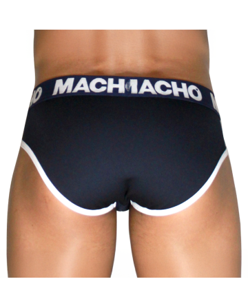 MACHO - MCH008 SLIP CLÁSICO AZUL MARINO S - MACHO UNDERWEAR - Slips
