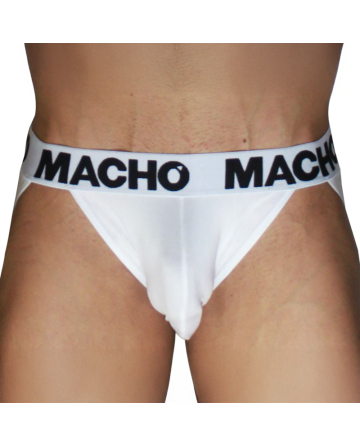 MACHO - MX29BL JOCK BLANCO S | Estilo y Comodidad - MACHO UNDERWEAR - Jockstraps