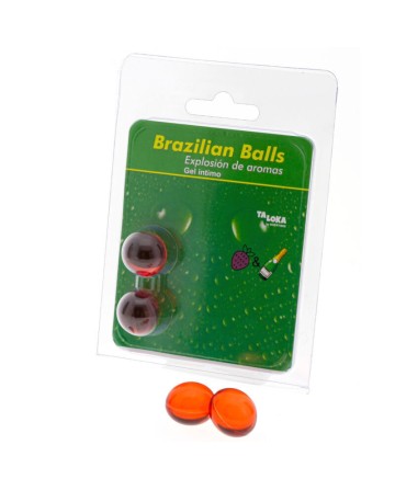 TALOKA 2 BRAZILIAN BALLS STRAWBERRIES CHAMPAGNE INTIMATE GEL
