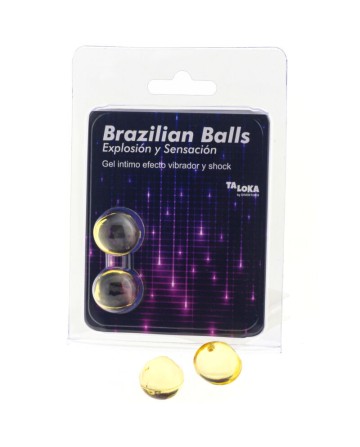 TALOKA 2 BRAZILIAN BALLS VIBRATING SHOCK EFFECT EXCITING GEL