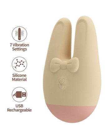 Romance Bunny External Stimulator con 7 modos de vibración