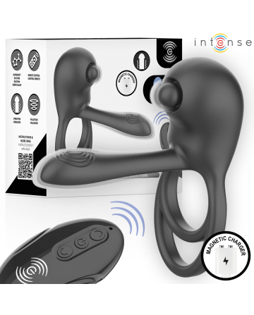 INTENSE SPIKE anillo peneano vibrador con mando a distancia