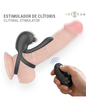 INTENSE SPIKE cock ring vibrador para parejas