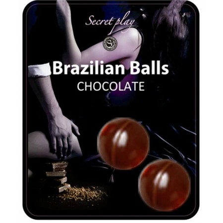 SECRETPLAY Brazilian Balls Chocolate Set 2 Bolas | Lubricante sabor chocolate