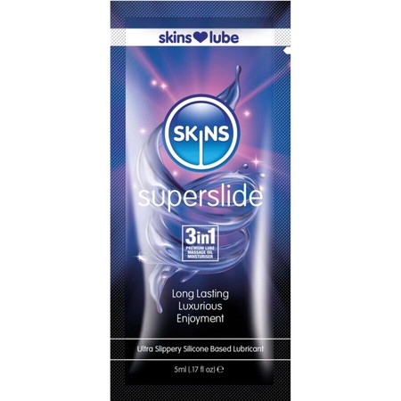 SKINS - SUPERSLIDE Lubricante Silicona Monodosis 5 ML | Sexualitatis