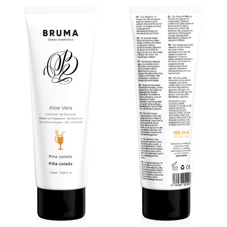 Gel Deslizador BRUMA Aloe Vera Sabor Piña Colada 100 ML