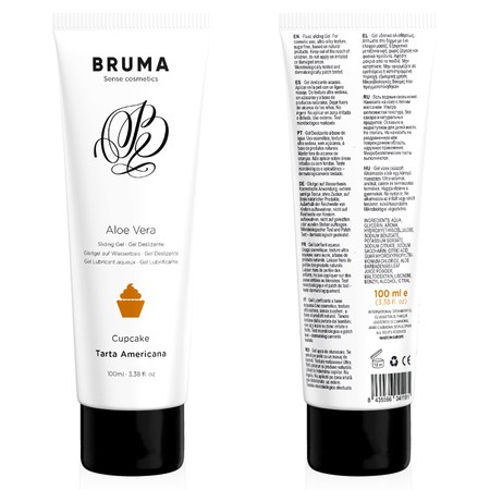 BRUMA Gel Deslizante Aloe Vera Sabor Tarta Americana 100 ml | Sexualitatis
