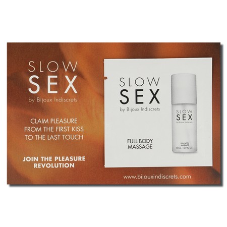 BIJOUX SLOW SEX Full Body Massage Gel 2 ml – Gel de Masaje