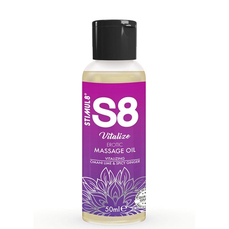 STIMUL8 S8 VITALIZE Aceite Masaje Erótico Lima 50 ml