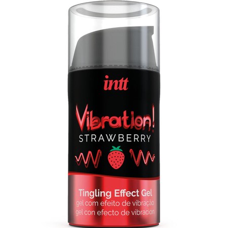 INTT Gel Vibrador Líquido Fresa 15 ml | Estimulante Íntimo